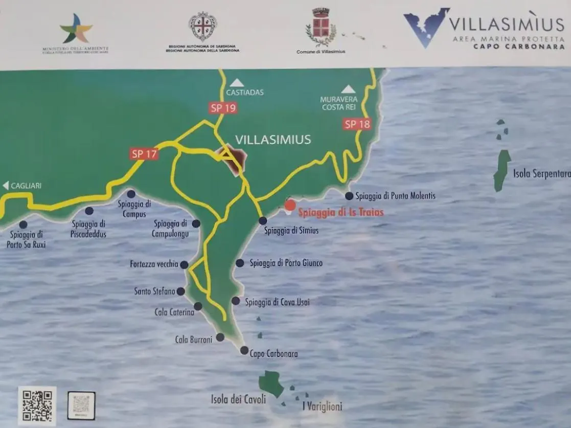 Semesterbostad Villa Azzurra A Due Passi Dal Mare Is Traias Italien